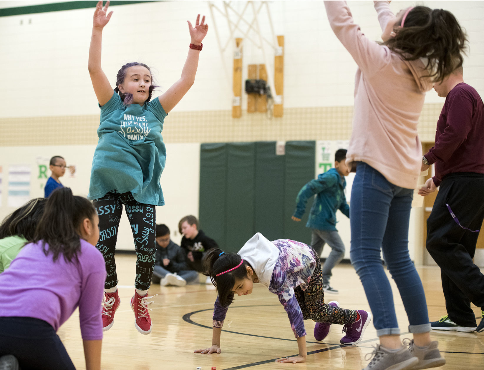 Teaching math and reading in gym class